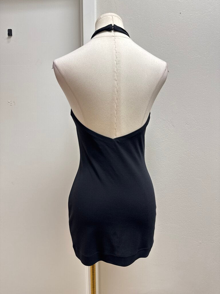 Donna Karan Black Halter Top