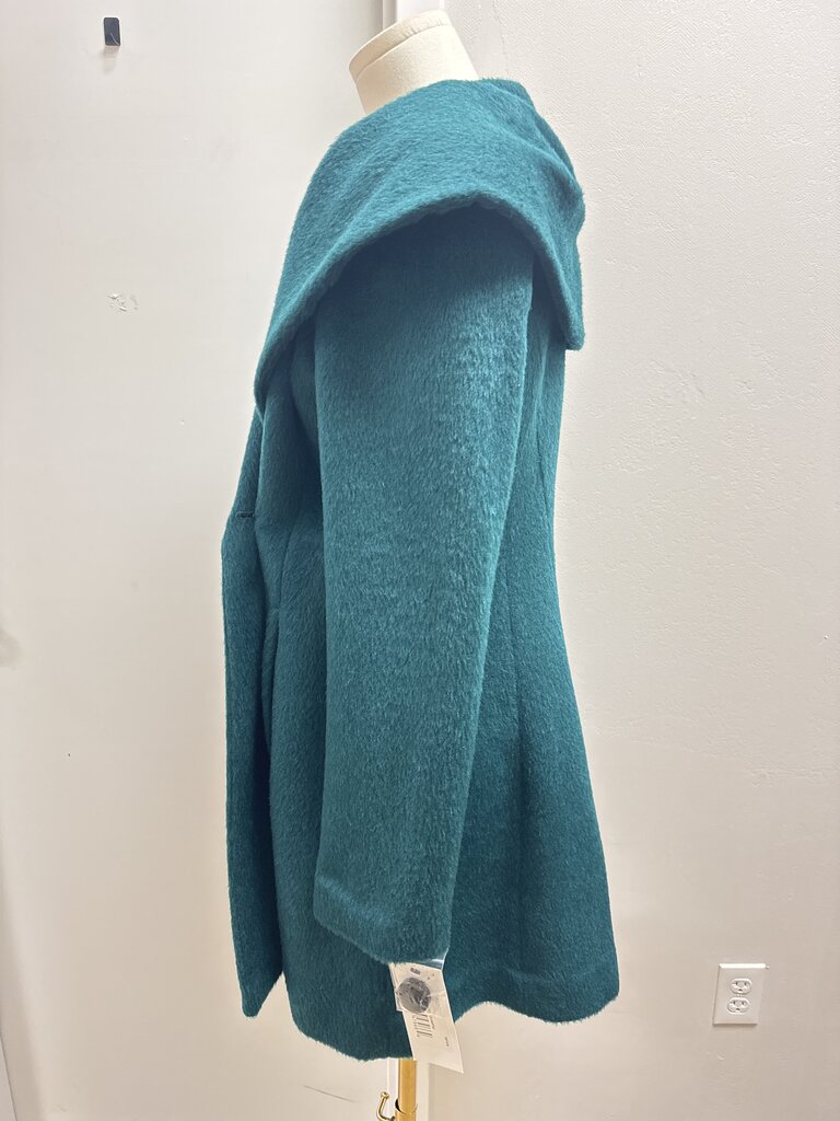 Trina Turk Green Overcoat NWT