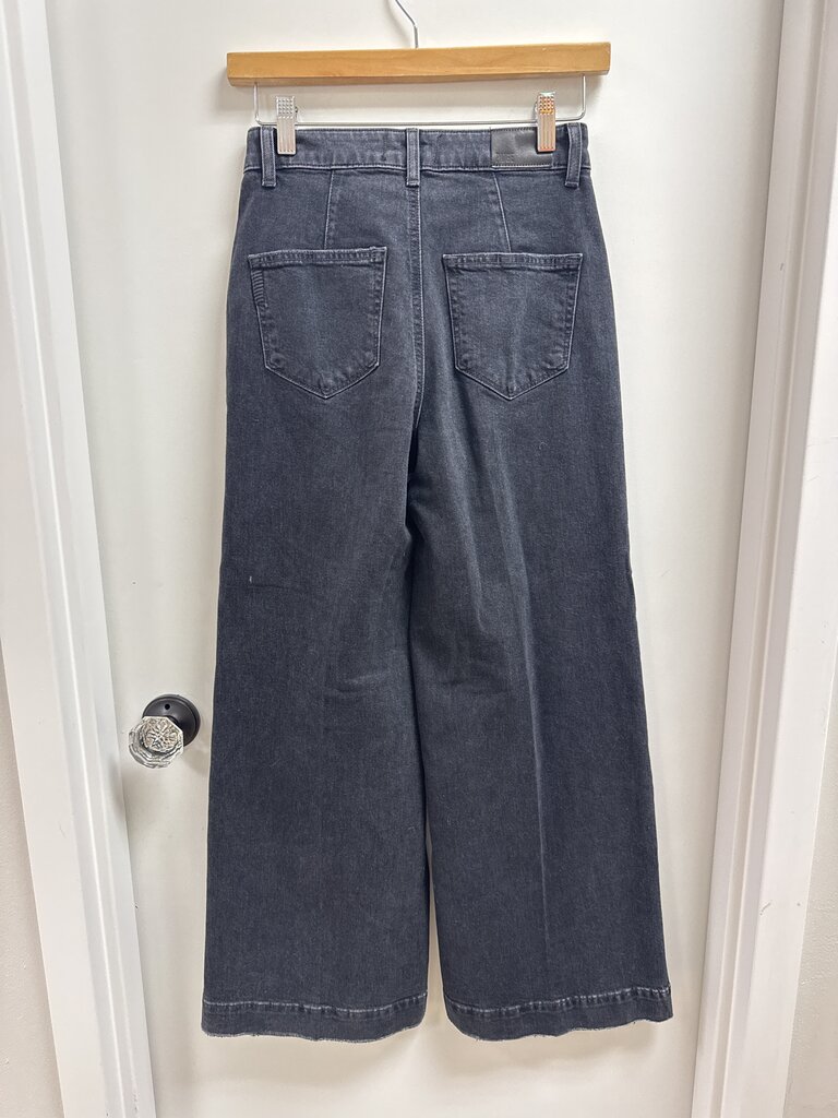 Paige Black Wide Leg Jean