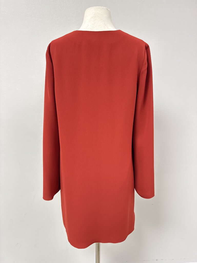 Theory Rust V-Neck Dress NWT