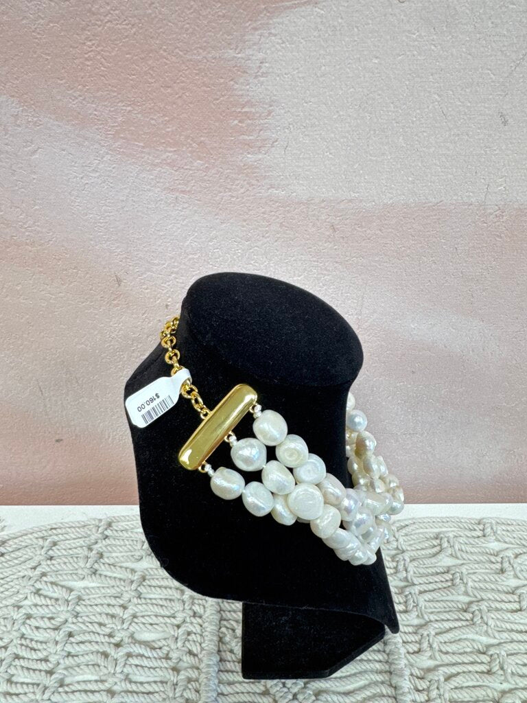 Cult Gaia Pearl Choker Necklace w/Box