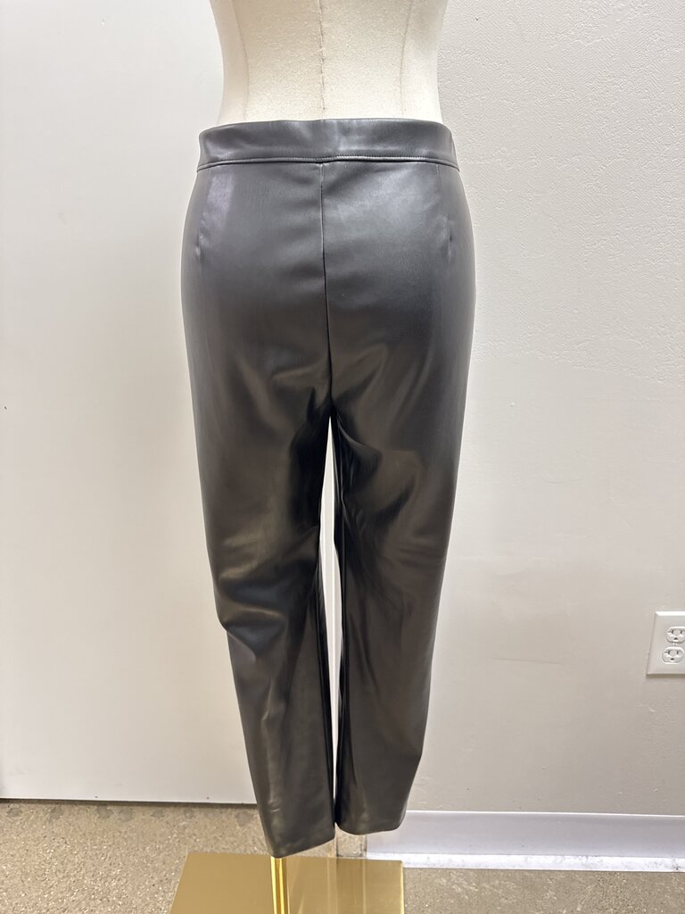 Peace of Cloth Black Faux Leather Legging