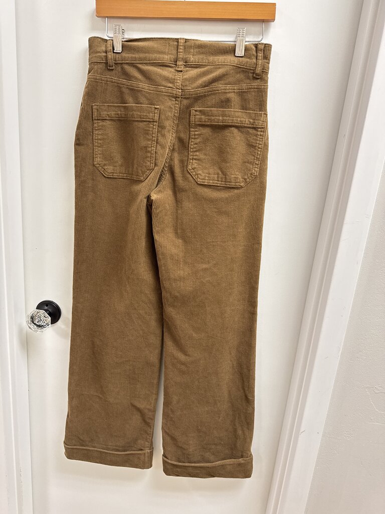 Frame Brown Wide Leg Corduroy Trouser