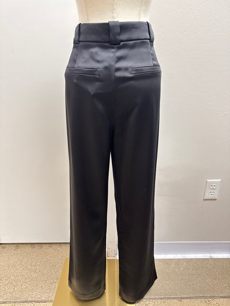 A.L.C. Black Satin Trouser NWT