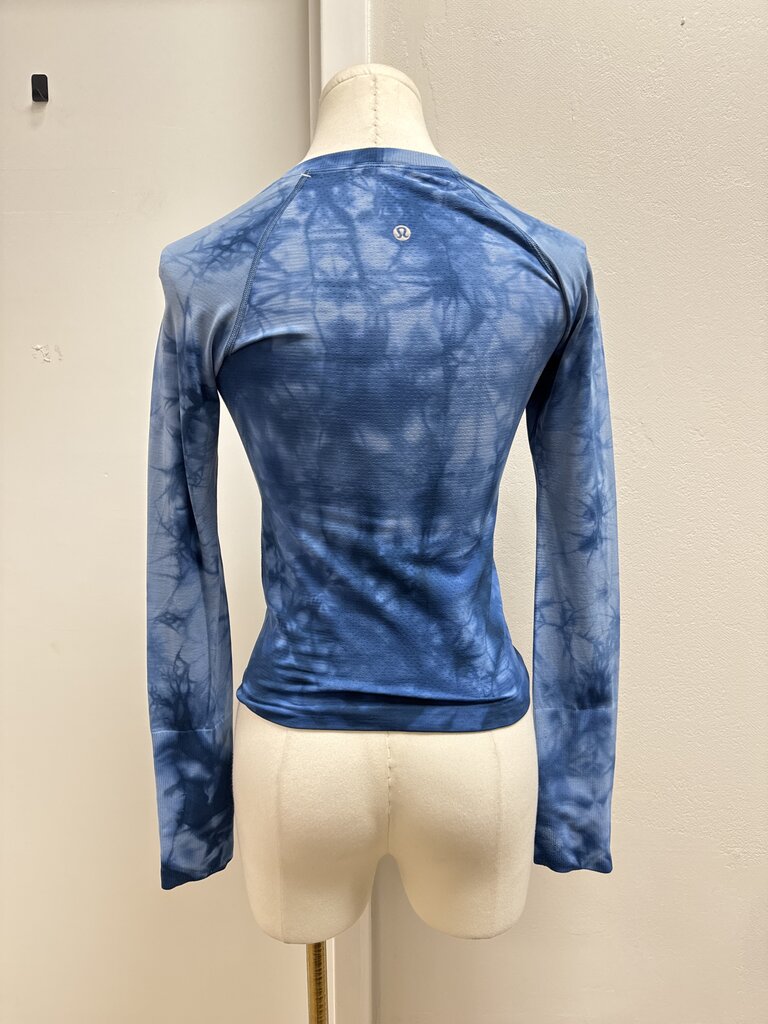 Lululemon Blue Tie Dye Tee