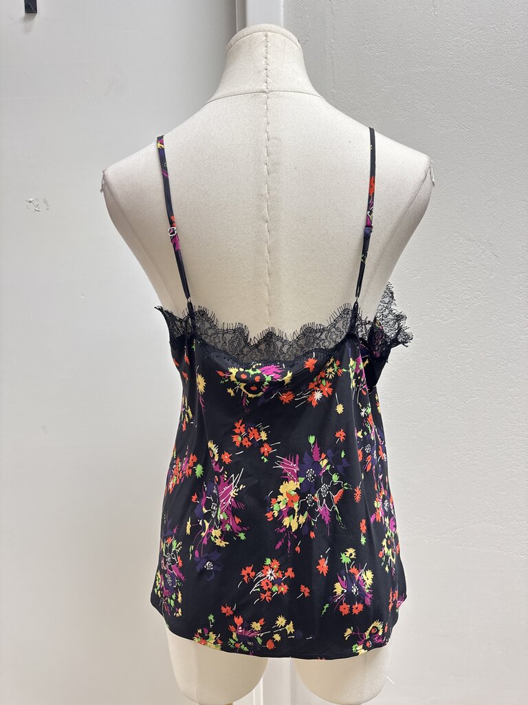 Veronica Beard Black Floral Cami