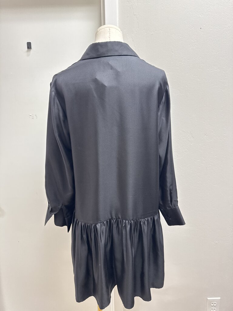 Sandro Black Drop Waist Dress