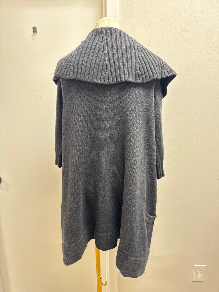 Vince Black Shawl Collar Cardigan