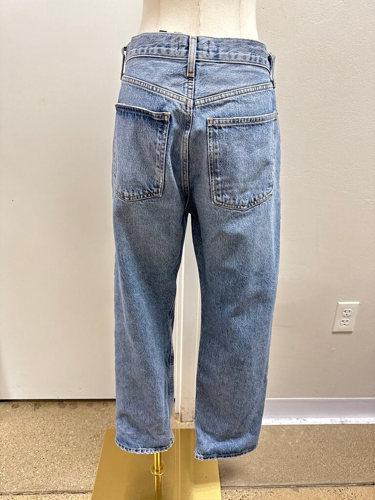 Agolde Wide Leg Cuffed Jean