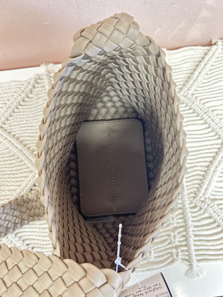 Naghedi Tan Woven Tote
