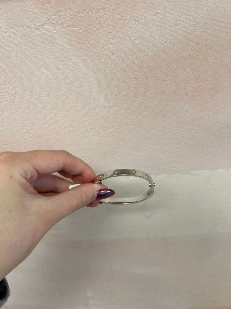 Cartier White Gold Love Bangle (In Store $8510)