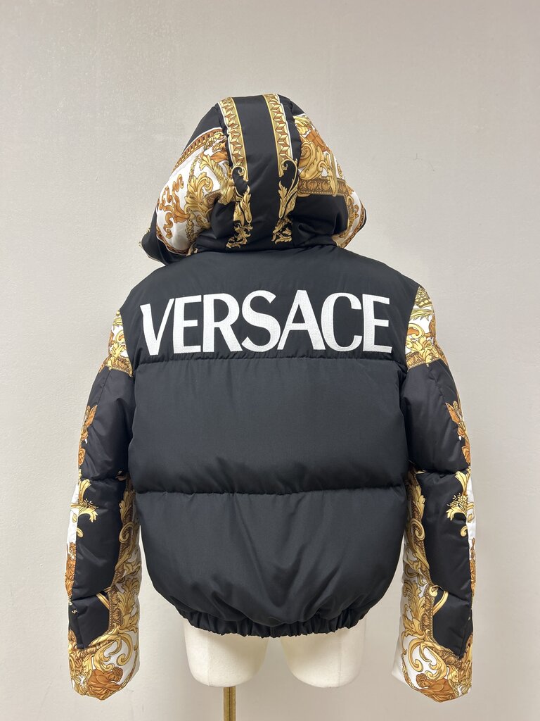 Versace Medusa Print Puffer Jacket