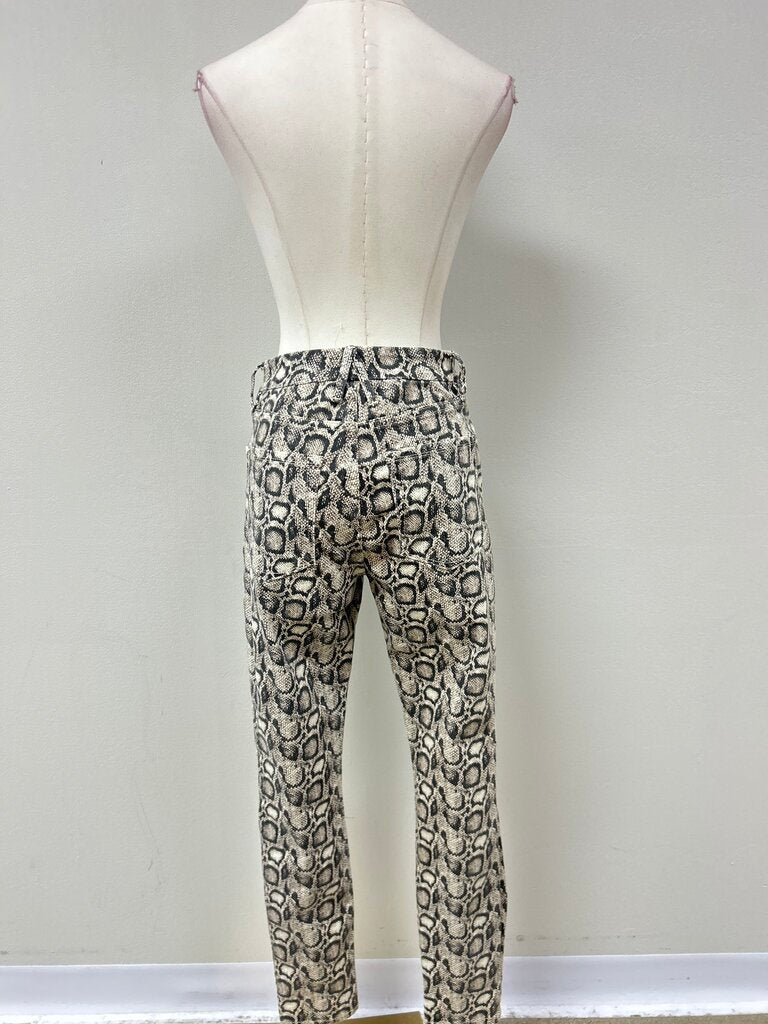 Good American Snake Print Jean