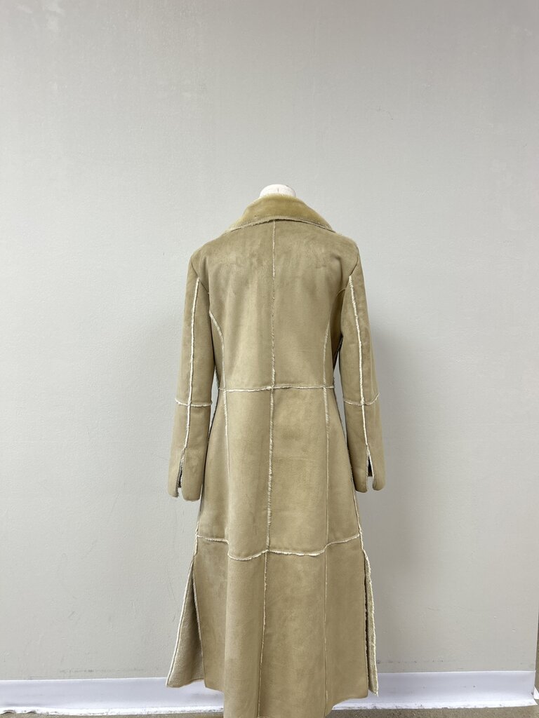 Brandon Thomas Ran Faux Shearling Overcoat