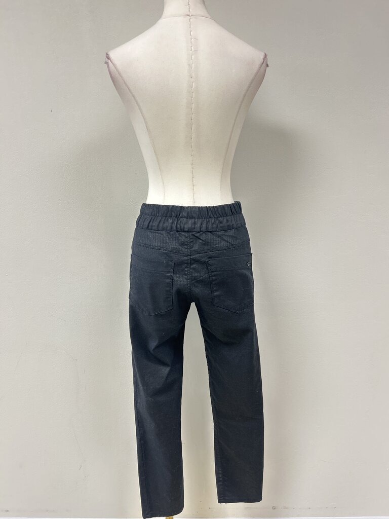 Flog Black Checked Pull On Pant