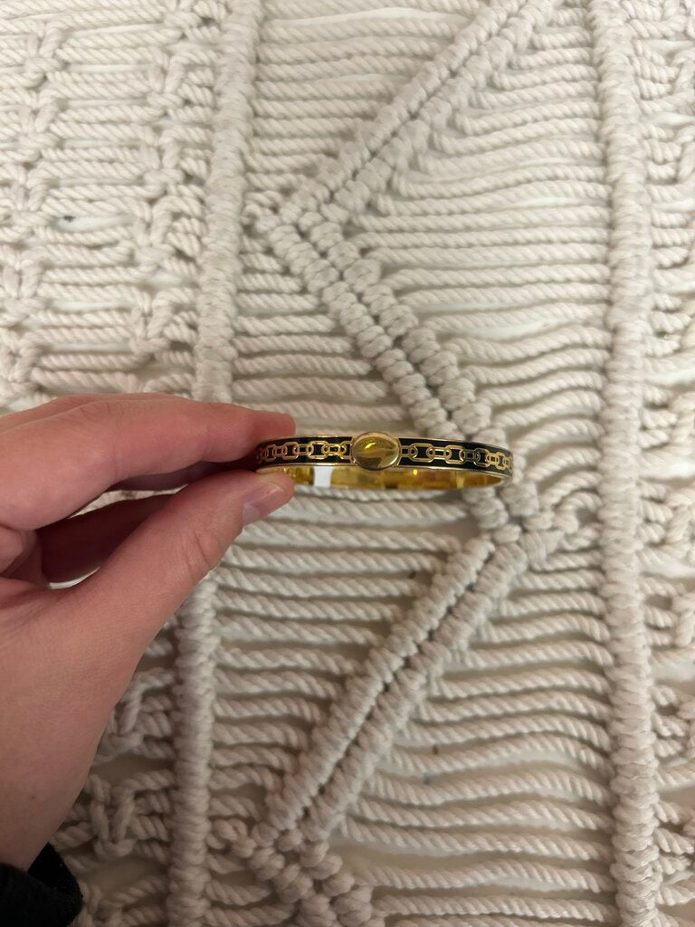 Halcyon Days Green Salamander Enamel Bangle