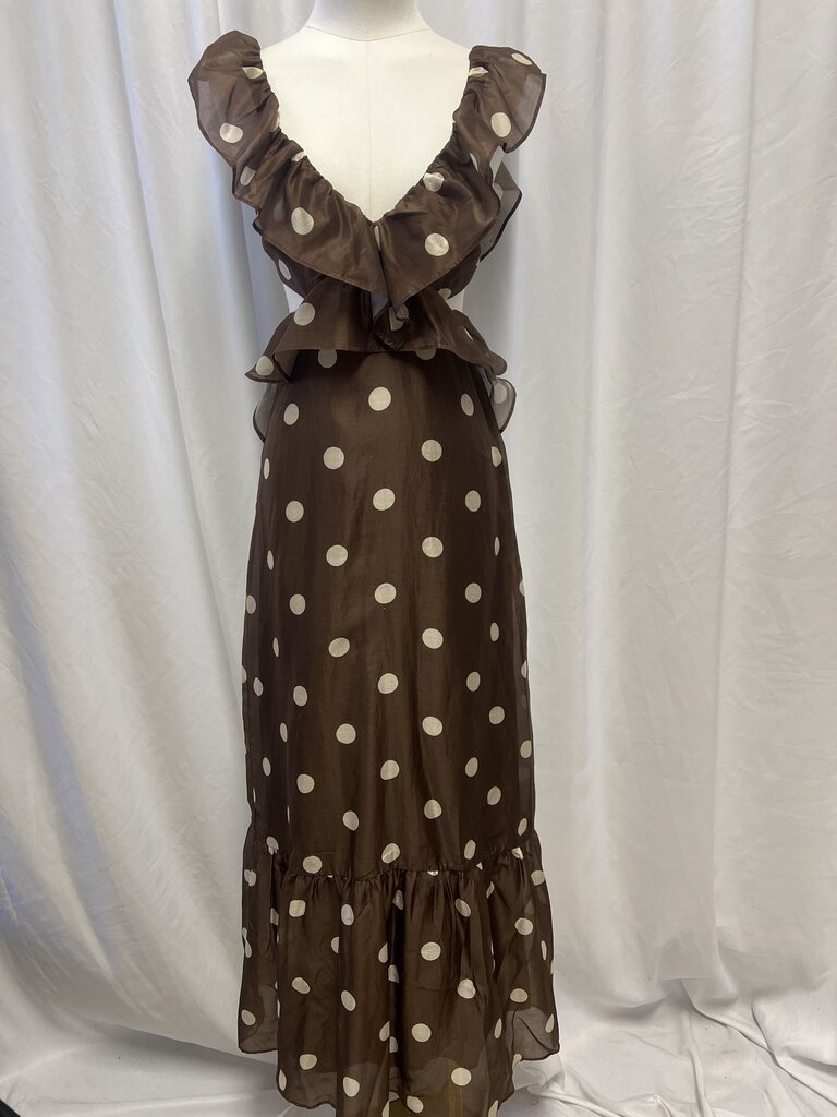 Sir. Cotton/Silk Polka Dot Cutout Maxi Dress – Cleveland Consignment Shoppe