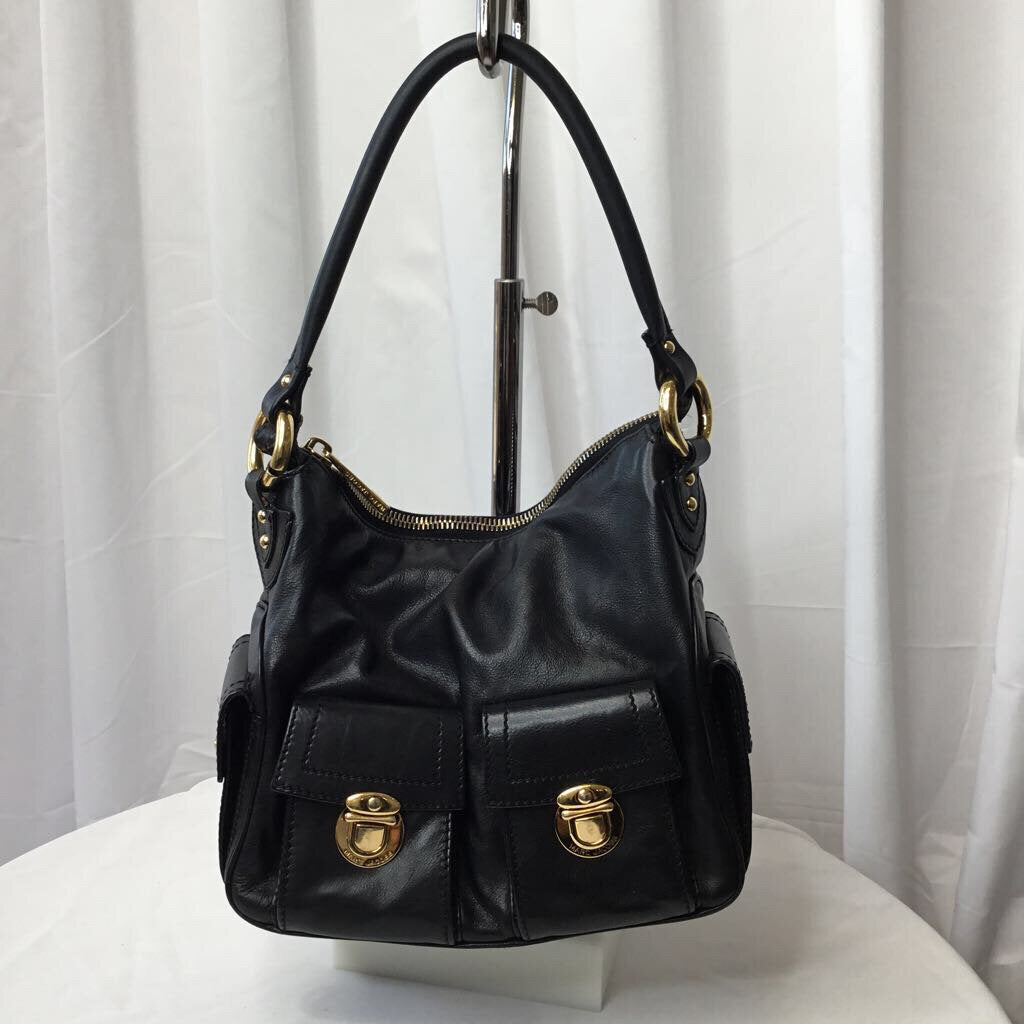 Marc Jacobs Black Leather Tote