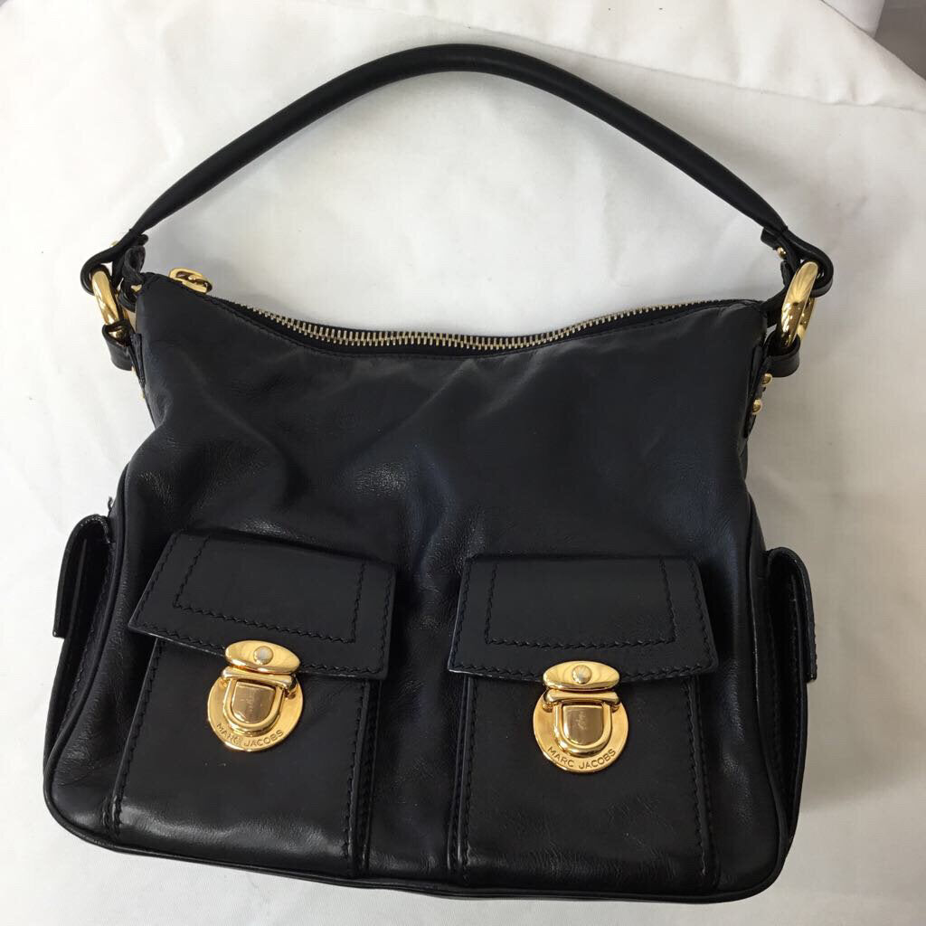 Marc Jacobs Black Leather Tote
