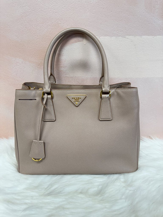 Prada Blush Galleria Saffiano Top Handle Bag