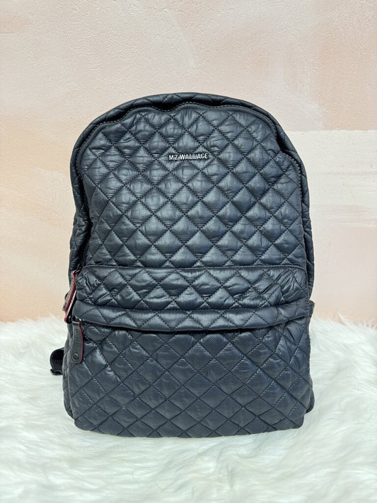 MZ Wallace Black Quilted Backpack