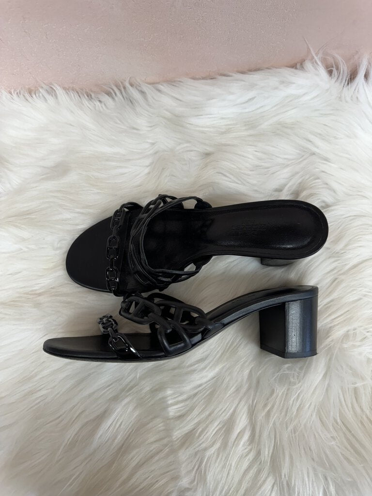 Hermes Leather Tandem Sandals