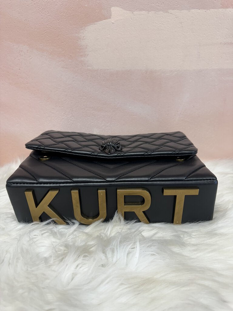 Kurt Geiger Black Large Kensington Bag