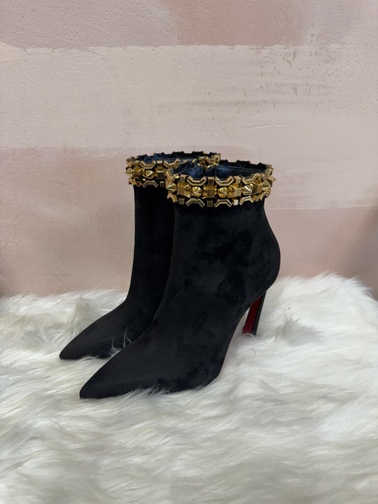 Christian Louboutin Asteroispikes Suede Bootie