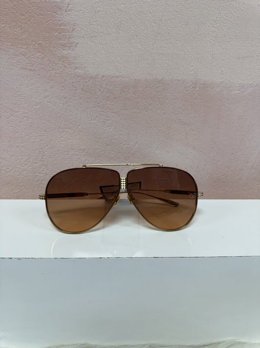 *Valentino Garavani Gold Frame Sunglasses (In Store $860)