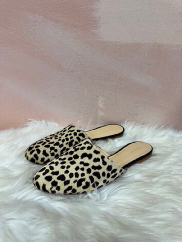 Emerson Fry Leopard Ponyhair Slide