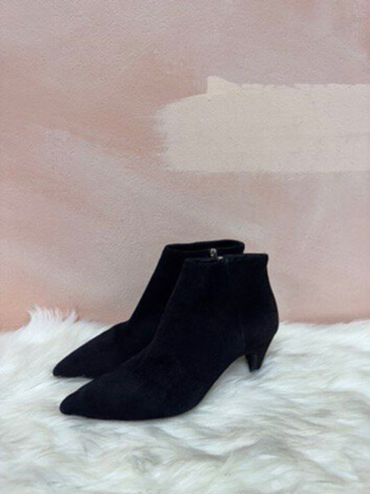 Prada Black Suede Bootie (As Is)