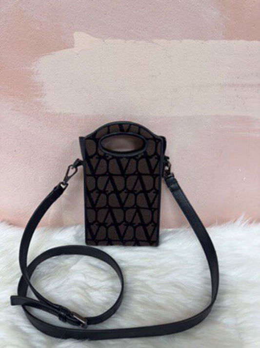 Valentino Brown Iconographe Crossbody