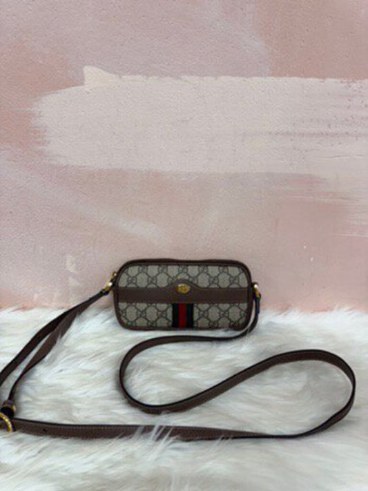 Gucci Monogram Ophidia Sling Crossbody