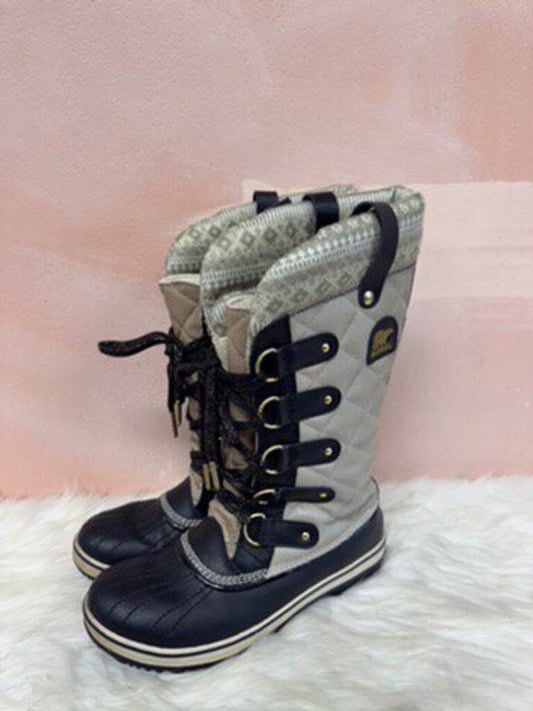 Sorel Grey Quilted High Boot