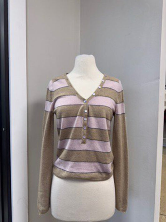 Brunello Cucinelli Striped Cashmere Sweater