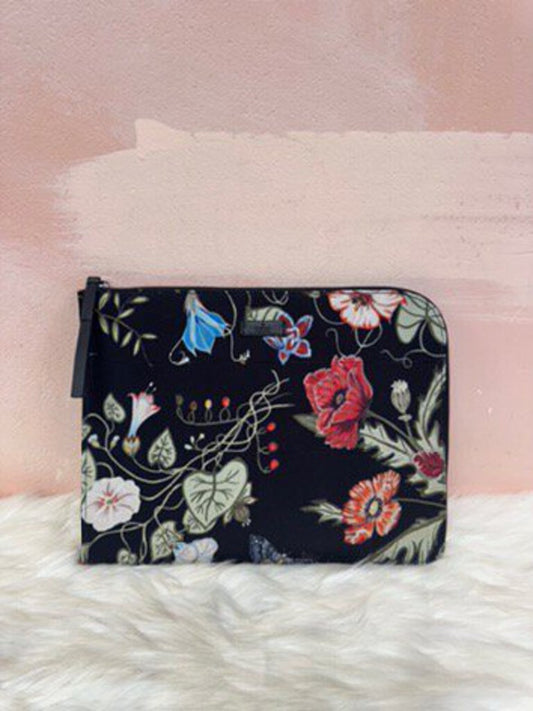 Gucci Black Flora Night Document Holder