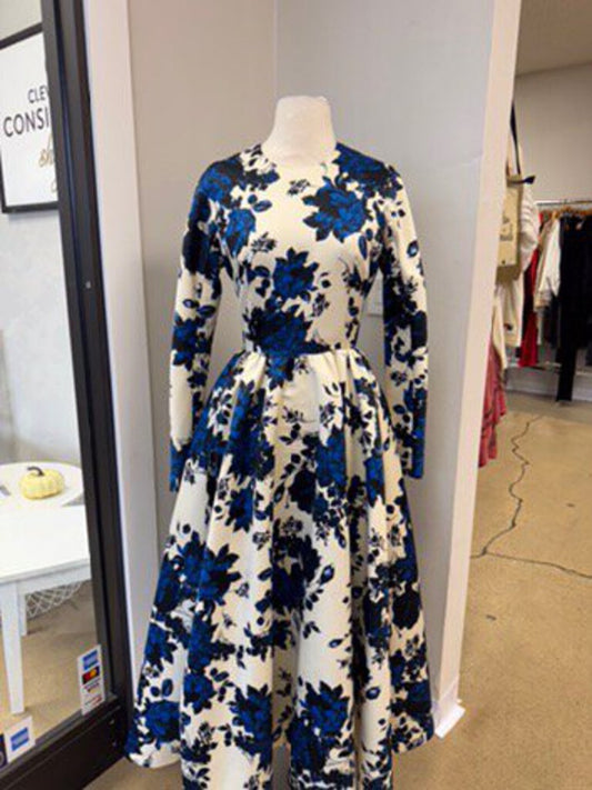 Emilia Wickstead Maxi Floral L/S Dress