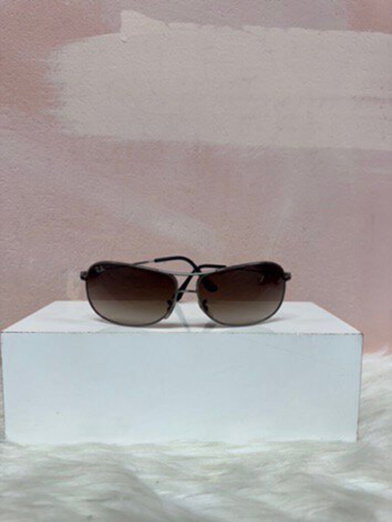 Ray Ban Silver Aviator Polarized Sunglasses