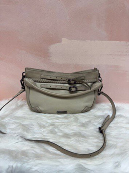 Burberry Greige Leather Shoulder Bag