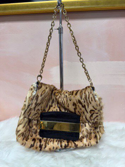 Jimmy Choo Wildcat Pony Hair Flap Bag