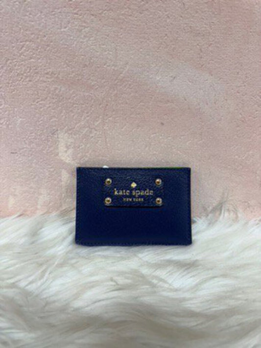 Kate Spade Navy Leather Credit Card Holder NWT