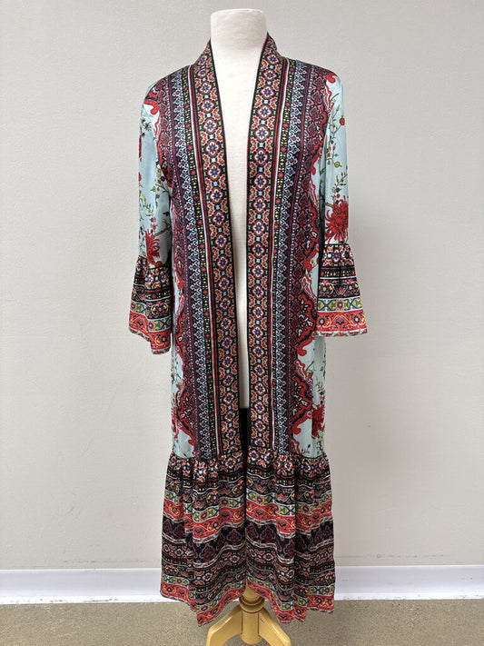 alice + olivia Multi Floral Reversible Kimono