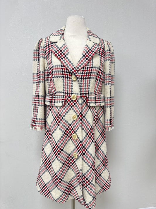 Juicy Couture Plaid Peacoat