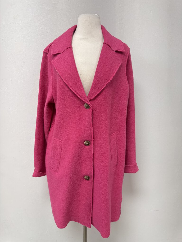 Charlie B Boiled Wool Long Jacket NWT