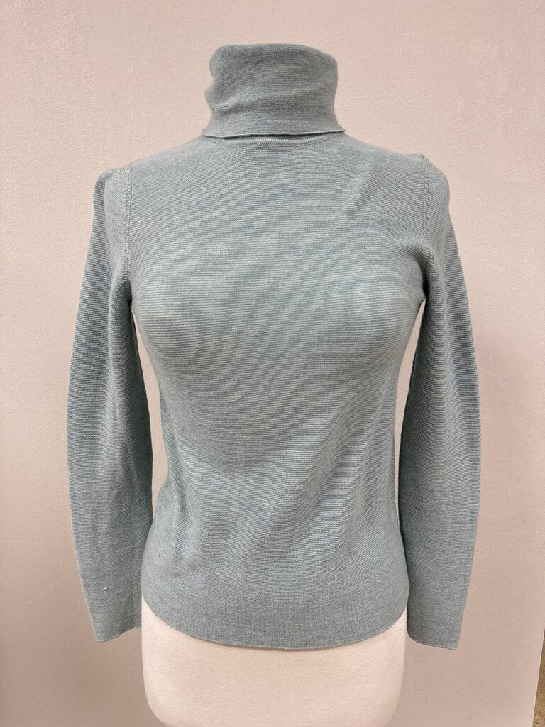 Eileen Fisher Sea Green Turtleneck Sweater