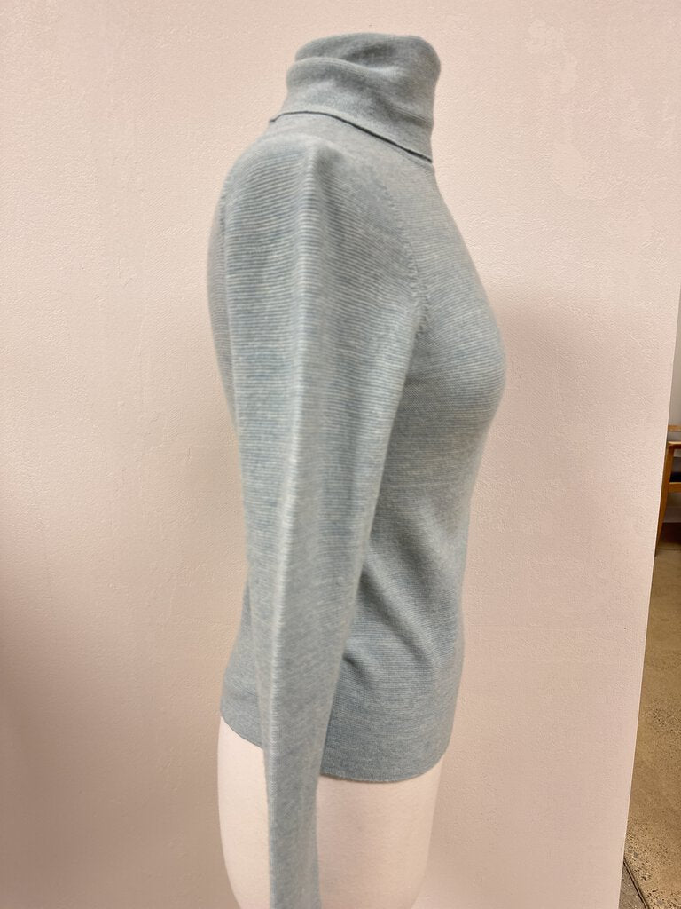 Eileen Fisher Sea Green Turtleneck Sweater