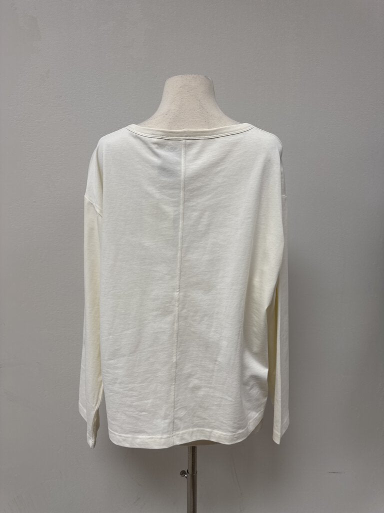 COS Ivory Long Sleeve Top NWT