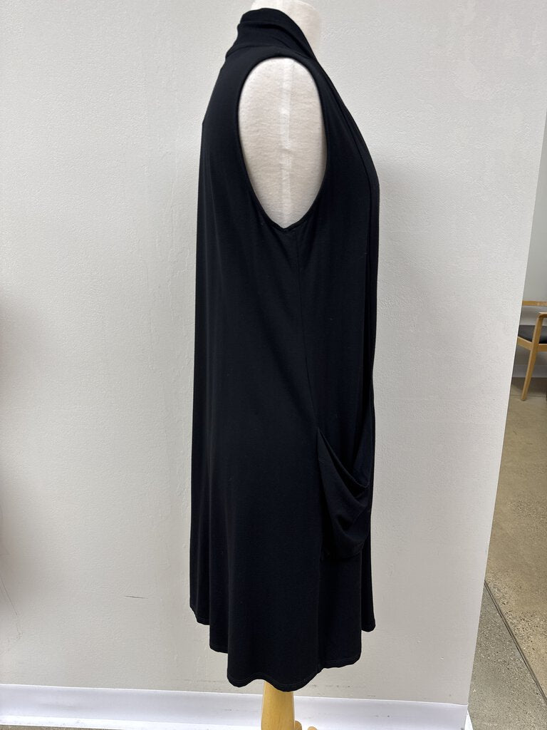 Eileen Fisher Black Long Vest NWT