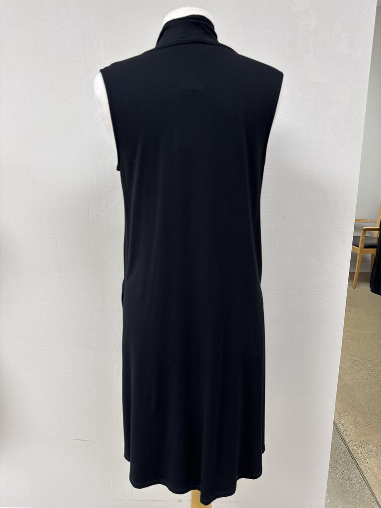 Eileen Fisher Black Long Vest NWT