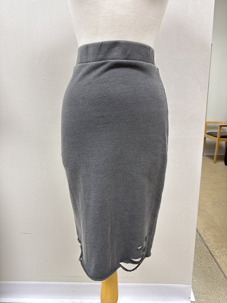 NSF Sweatshirt Distressed Skirt